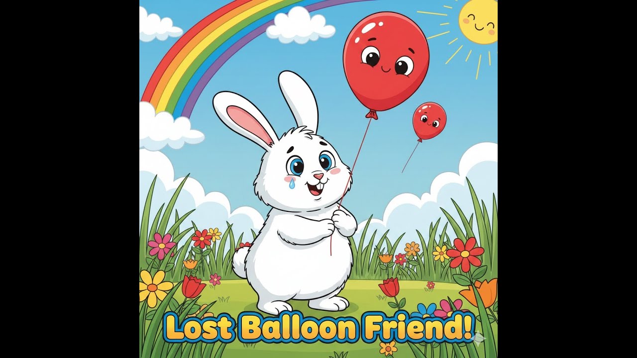 Benny and the Lost Balloon Friend 🎈 Kids Story | Emotional, Cute Adventure