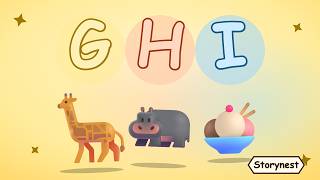G H I 🦒🦛🍦 Giraffe, Hippo, Ice Cream | Storynest screenshot 5