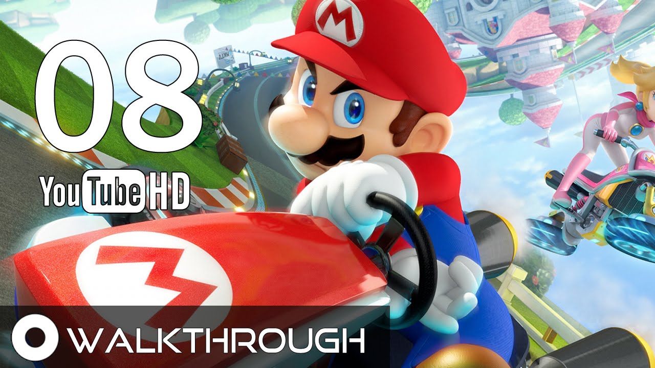 Mario Kart 8 Walkthrough Part 8 [1080p HD 60FPS] 100cc Lightning Cup