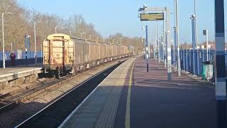 Gbrr Class 66751 Inspiration Deliverd - Hitachi Rail Europ Through Oxford Parkway 191225