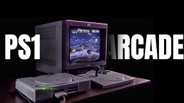 PS1 ARCADE EXPERIENCE 🕹 | PS1 Gaming Arcade Setup | Arcade Games PlayStation AsciiWare StarDust