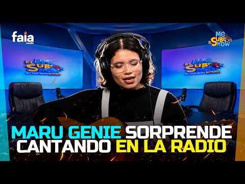 MARU GENIE HABLA DE SUS PRIMEROS PASOS Y SORPRENDE CANTANDO EN LA RADIO