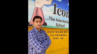 Icon Math By V K Sir Day -14