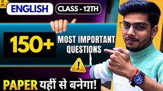 Aa Jao Sab: Top 150+ Most Expected Questions - Cass 12 English!