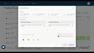2.1(d) Adding Evidence within Progress Tracker screenshot 4