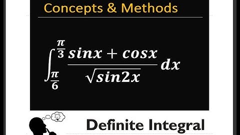 integrate sinx+cosx/√sin2x from pi/6 to pi/3 || int_(pi/6)^( pi/3)(sin x+cos x)/(sqrt(sin2x))dx