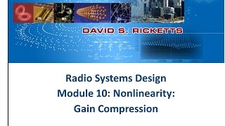 Module 10: Nonlineairty - Gain Compression