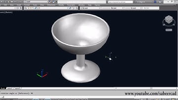 MAKE AN ICECREAM CUP USING AUTOCAD
