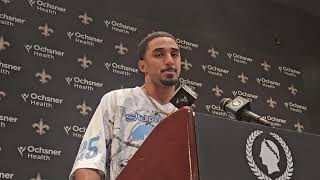 Jonas Sanker S New Orleans Saints after 29.6 win over New York Jets 12.21.25 