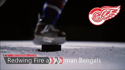 Redwing Fire at Warman Bengals - Win! 5 (36 shots)...