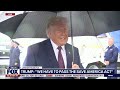Trump takes questions from reporters in PA ahead of Mack Truck economy remarks