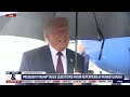 Trump takes questions from reporters in PA ahead of Mack Truck economy remarks