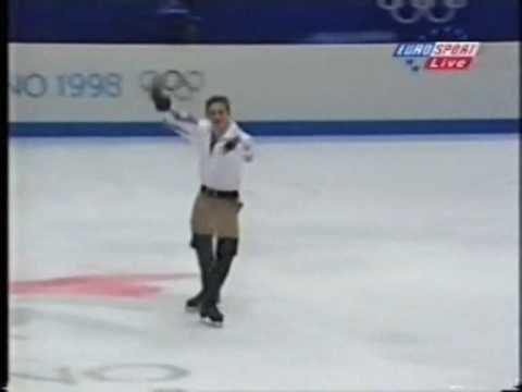 Philippe Candeloro in 1998 NAGANO Olympics 