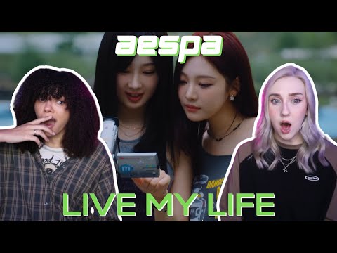 COUPLE REACTS TO aespa 에스파 'Live My Life' Universe