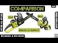 Ryobi 40-Volt 14" Brushless Chain Saws - Old vs New! - RY40502 and RY40503 What a difference!