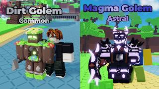 I crafted the rarest Golems and became the Richest!  (Build A Golem! ⛏️)