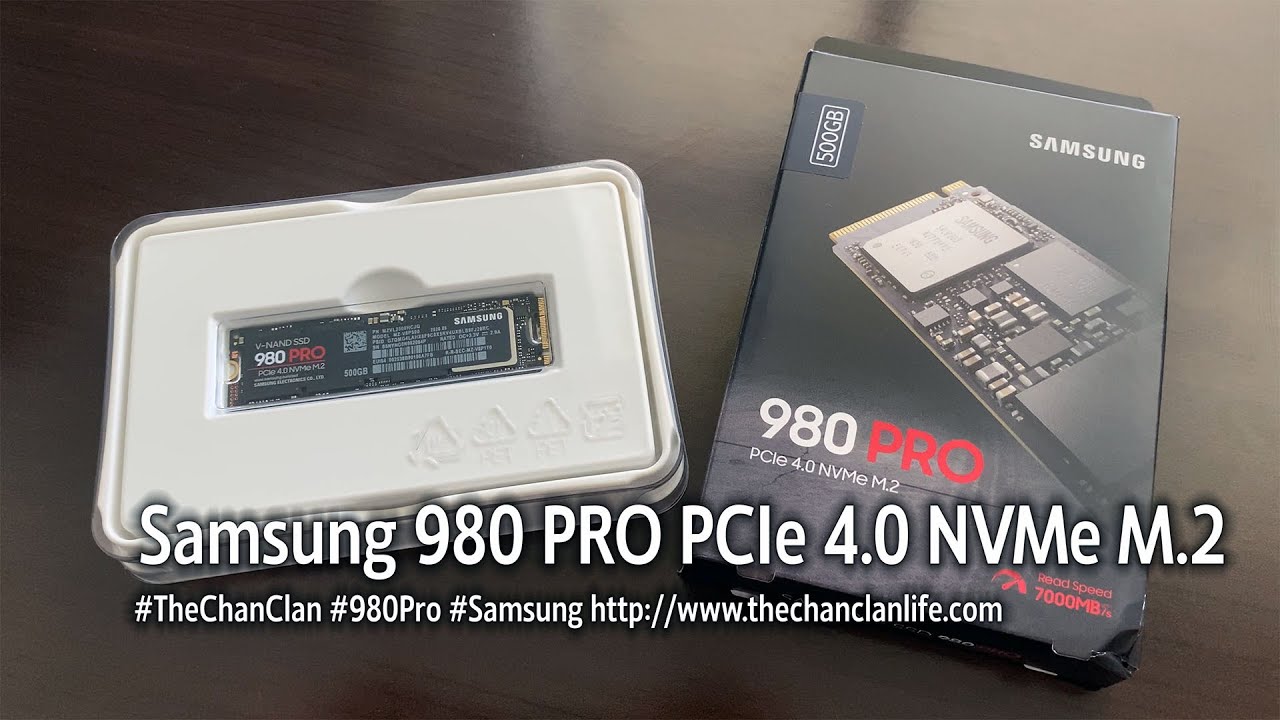 Techtalk Samsung 980 Pro Pcie 4 0 Nvme M 2 Drive Unboxed Installed And Benchmarked Youtube