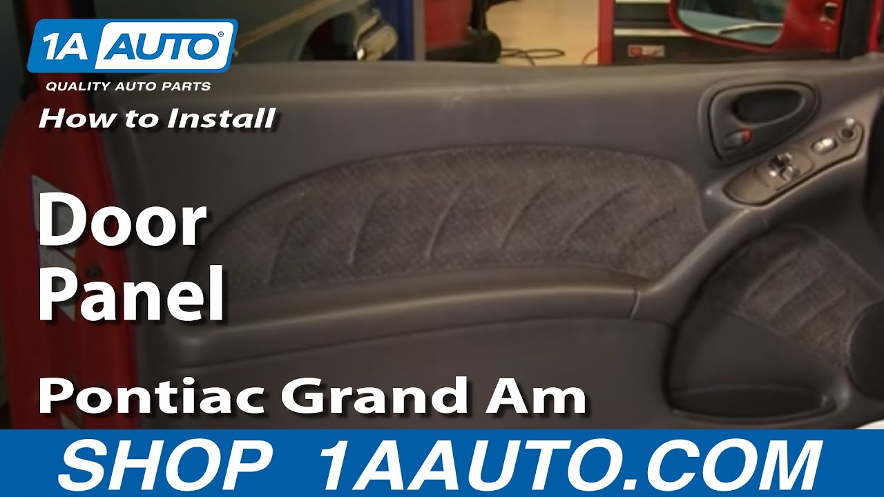 How To Remove Door Panel 99 06 Pontiac Grand Am