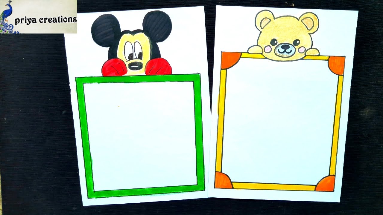 mickey mouse page border