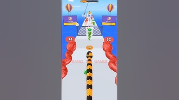 মামা মামা সাপ | Snake Race Funny Mobile Gameplay | Ranel Gamer #funnygames #shortsfeed #shorts