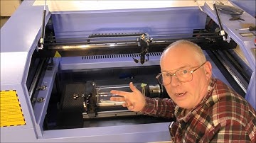 19- 100 Watt Laser 4th axis setup with lasercut 6.1