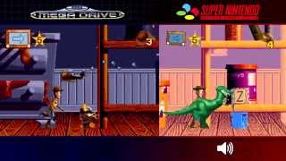 Toy Story | Mega Drive/Genesis & SNES  Comparison, Dual Longplay