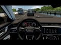 Audi RS7 2019 City car driving Logitech G29 Steering 