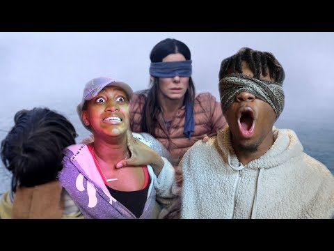 BIRD BOX PRANK ON BOYFRIEND!!! (EXTREMELY FUNNY)