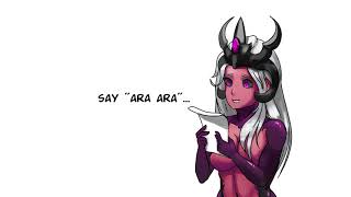 Slaanesh says Ara Ara