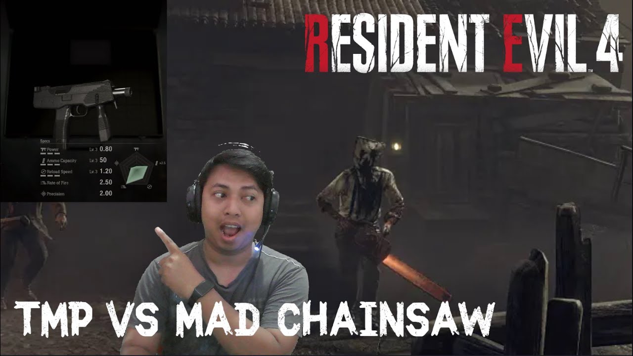 Resident Evil 4 Chainsaw Demo TMP vs Mad Chainsaw YouTube