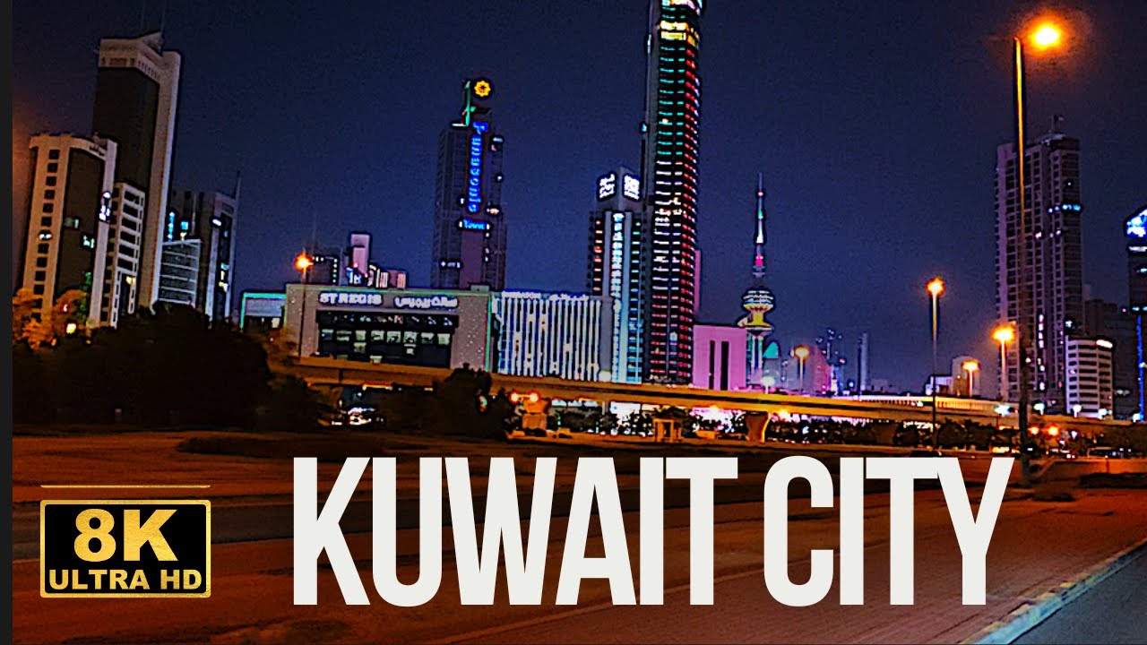 Kuwait Driving Nightlife | Exploring the Beautiful Night Views of Kuwait City 🇰🇼🌙