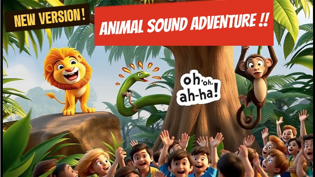 Animal sound guessing adventure song