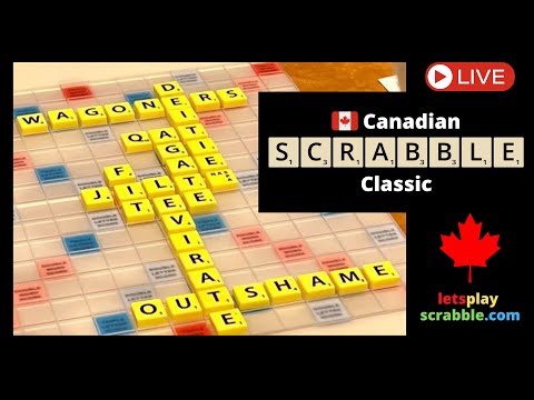 Canadian Scrabble Classic LIVE (Games 1-3)