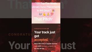 Xin Hua Zhi Yun Sync Placement 🎉 "131 Top-Tier Music Library Sync Placements In 44 Days!" 🎉 #Shorts