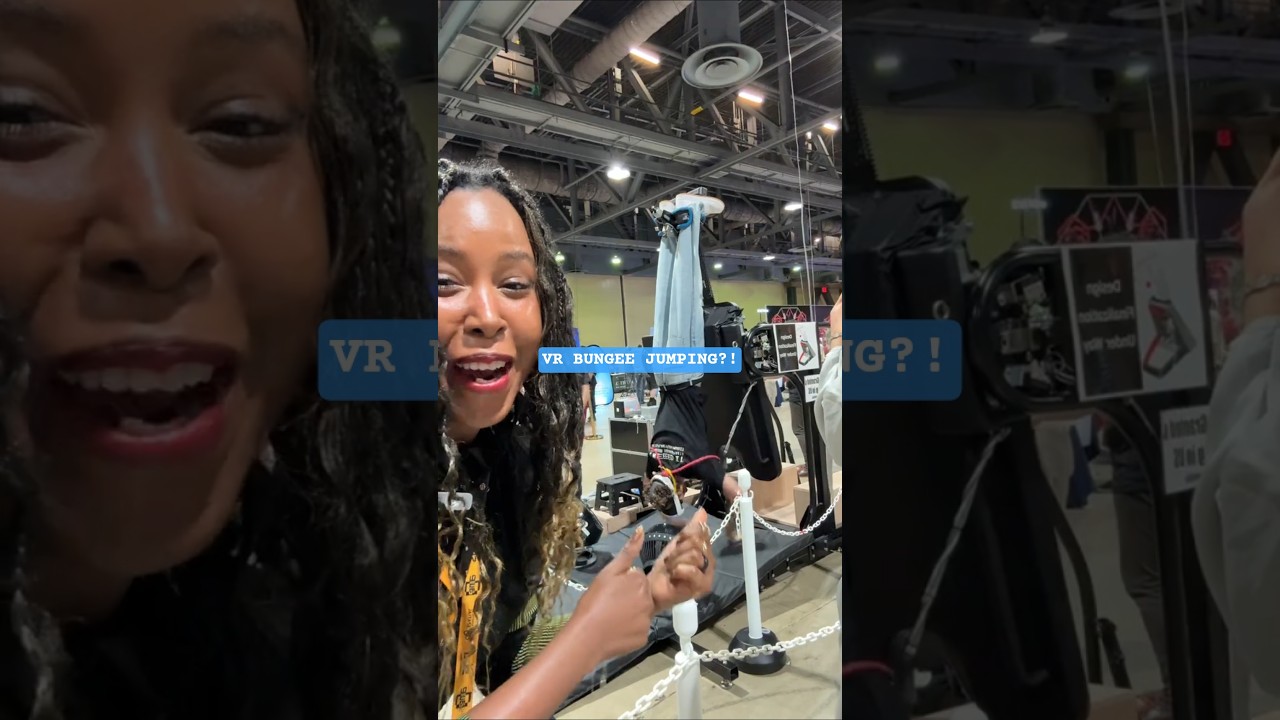 VR Bungee Jumping?! More Terrifying Than You Think!