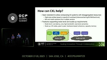 Flexible AI System Design and CXL