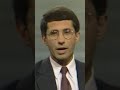 Dr. Anthony Fauci discussing the AIDS epidemic on PBS NewsHour in 1985