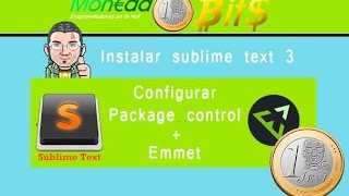 Instalar Sublime Text 3 | Configurar plugin Package Control y Emmet