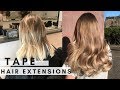 LADYLUX | Blonde to Bronde Balayage Hair Journey with Tape Hair Extensions