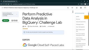 Perform Predictive Data Analysis in BigQuery: Challenge Lab | #qwiklabs | #GSP374