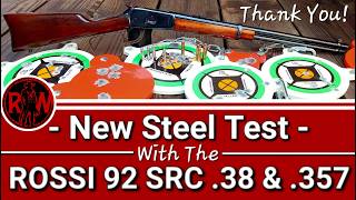 New Range Steel With The Rossi 92 .38/.357 Range Day