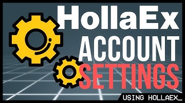 Using HollaEx Exchanges — User Account Settings