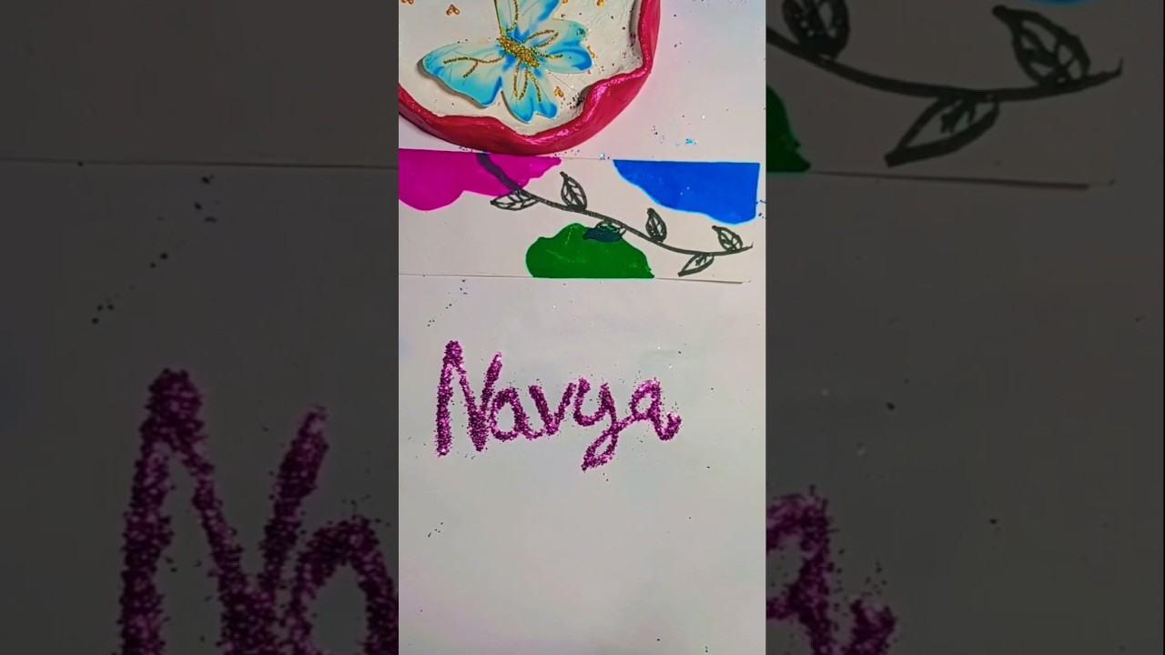 glue name art 💜🪻@crafteranju47 
