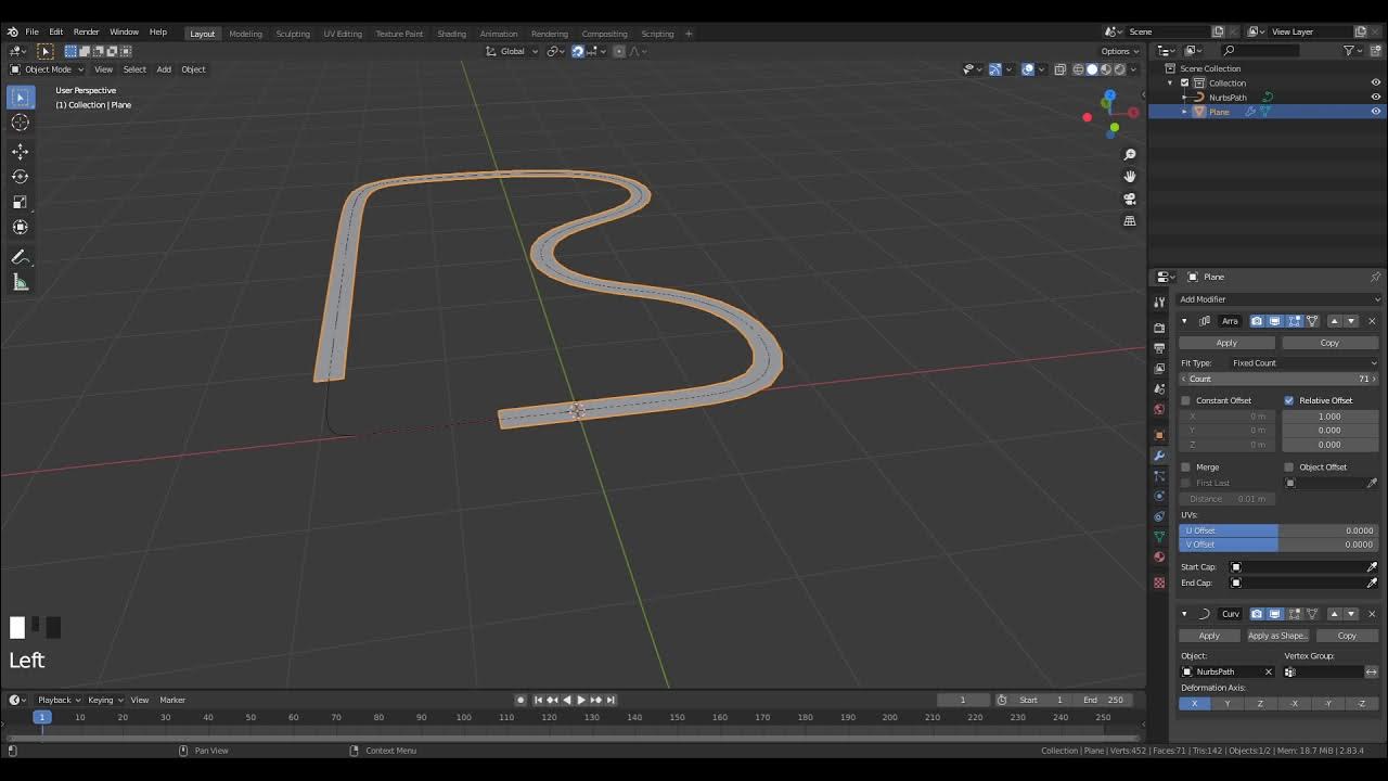 How to Create simple racing track in blender YouTube