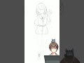 【イラスト】 ブックオフ札幌南２条店のキャラクター描かせてもらいました！【タイムラプス】　#Shorts