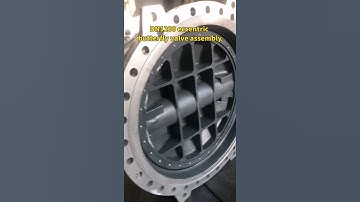 DN1200 eccentric butterfly valve assembly！