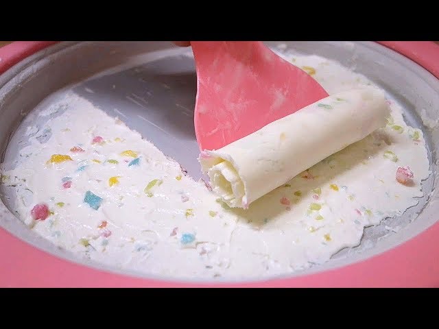 포핀쿠킨 구미랜드로 철판 아이스크림 만들기 popincookin ICE CREAM ROLLS