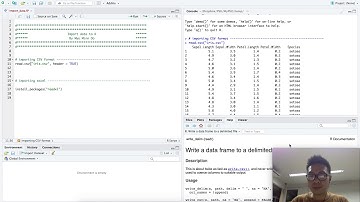 importing data (CSV & Excel) into R