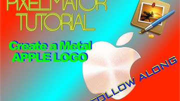 Pixelmator Tutorial | Metal Vintage Apple Logo