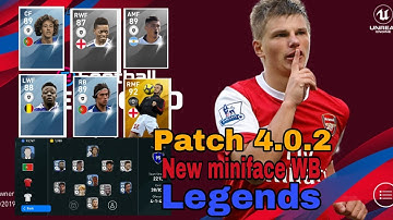 Patch Terbaik Pes Mobile 2020 versi. 4.0.2 | khusus WB | New Miniface Legends..
